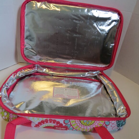 Thirty-One Gifts Perfect Party Thermal Casserole Carrying Case Citrus Medallion - Picture 8 of 10